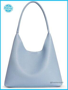 Small Slouchy Hobo Purse Vegan Leather Shoulder Bag Everyday Tote Handbag